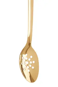 Maison by Premier Freya Gold Slotted Spoon