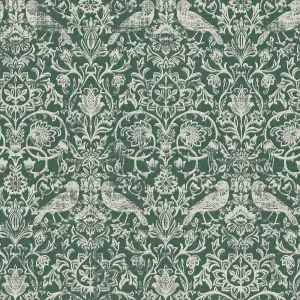 Galerie Heritage Green Floral Damask Wallpaper Roll