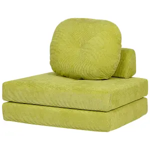 Beliani Modern Sofa Bed OLDEN Light Green