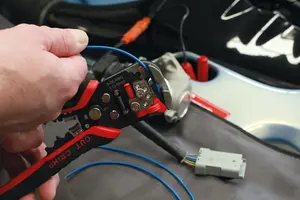 Laser Tools 7729 Automatic Wire Stripper With Voltage Detector