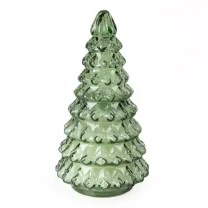 Candlelight Green Christmas tree Apple cinnamon cookie Large Decorative candle