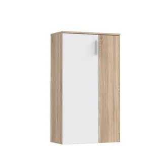 Shoe Cabinet for 20 Pairs of Shoes White/Brown