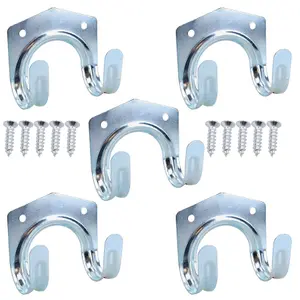 Tool Storage Hooks Hangers Hanging For Garages Sheds Tool Holders 5pc Set