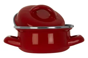 Essentials by Premier Porter 10cm Dia Red Mini Casserole Dish