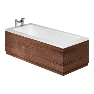 Eden 1800mm Front Bath Panel in Redwood