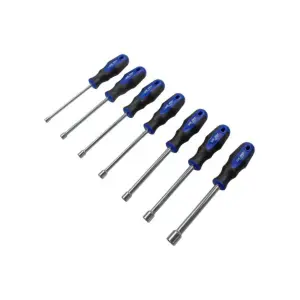 US PRO Tools 7 Pc Nut Driver Spinner Screwdriver Set Sizes 5,6,7,8,9,10,13mm 1614