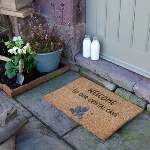 Welcome To Our Crystal Cave Doormat (60 x 40cm)