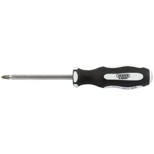 Draper 'Pound Thru' PZ TYPE Soft Grip Screwdriver, No.2 x 100mm 35230