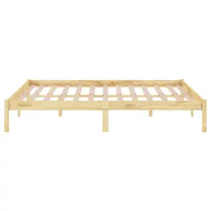 Berkfield Bed Frame Solid Wood 120x190 cm Small Double