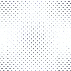 Galerie Just Kitchens Blue Tri Leaf Motif Wallpaper Roll