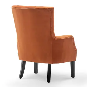 Velvet Orange Gabriella Accent Chair