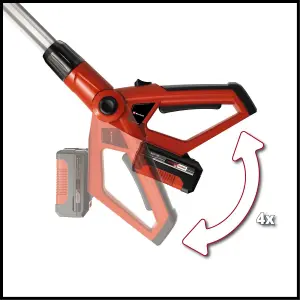 Einhell 17cm Cordless Polesaw High Reach Chainsaw Up to 2.77 Metres Height Power X-Change GE-LC 18 Li T-Solo - Body Only