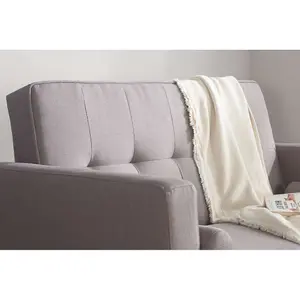 Birlea Ethan Medium Sofa Bed In Grey Fabric