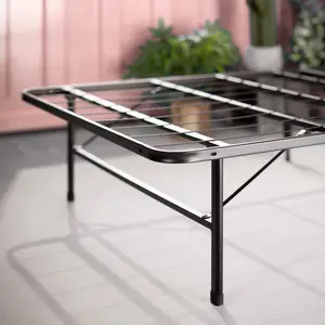 Buchman SmartBase Metal Bed Frame Black / Double (4'6)