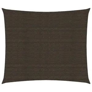 Berkfield Sunshade Sail 160 g/m2 Brown 2.5x3 m HDPE