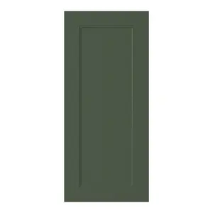 GoodHome Artemisia Matt dark green Shaker Tall wall Cabinet door (W)400mm (H)895mm (T)18mm