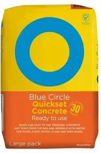 Blue Circle Quick Set Concrete, 20Kg Bag - Ready Mixed