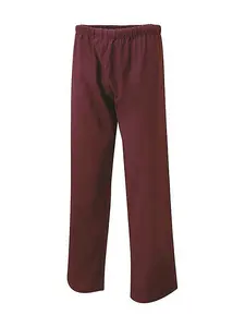 Uneek - Unisex Scrub Trouser - 65% Polyester 35% Cotton - Maroon - Size XS