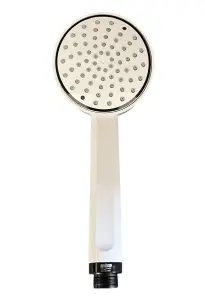 Mira Showers Beat Shower Head Single Spray Shower Head 90mm White Easy Clean