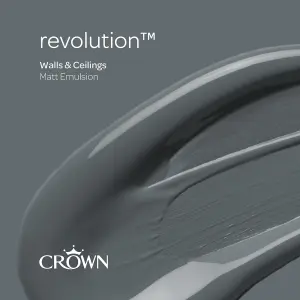 Crown Walls & Ceilings Matt Emulsion Paint Revolution - 2.5L