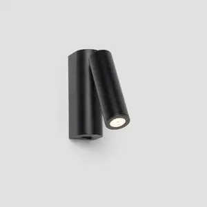 Luminosa Rob Black Wall Lamp Reader 3W 3000K