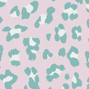 Envy Big Cat Bubblegum Animal Print Smooth Wallpaper Sample