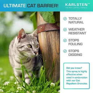 Karlsten Cat Repellent Anti Fouling spray , Natural Humane Cat Deterrent Citronella 500 ML