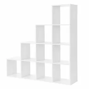 Northville Bookcase White / 129.5" H x 129.5" W x 29" D