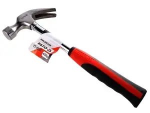 Yato professional claw hammer 450gr soft grip handle, hardened tempered (YT-4560