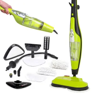 H2O HD 8-in-1 Steam Cleaner, Scrubber, Buffer & Polisher with Dual Buff Technology