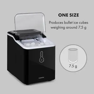 Klarstein Snow Cone Machine Black