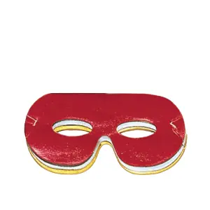 Unique Party Eye Foil Party Mask (Pack of 8) Multicoloured (One Size)