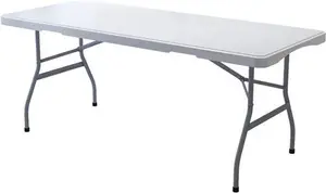 Foldable Banquet Table - White