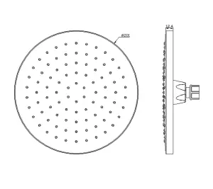 Energy Saving Rain Showerhead, Water Saving