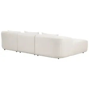 Corner Sofa SVANSELE Light Beige Fabric Right Hand