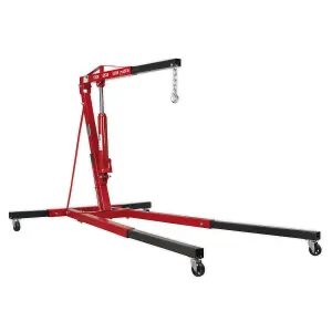 Sealey Engine Crane 1 Tonne Long Reach Extendable Legs SC10LR