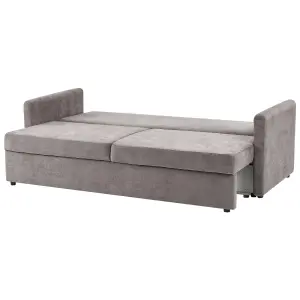 Sofa Bed BLEIK Taupe with Storage