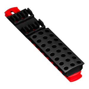 Ernst Bit Buddy 30 Tool Magnetic Screwdriver Bit Storage Organiser Black/Red 5750