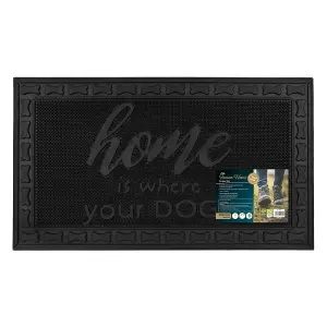 JVL Fauna Home Scraper Rubber Pin Doormat, 40x70cm