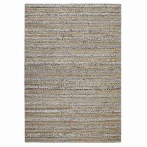 Melrose Handwoven Wool Blended Elegant Grey Medium Area Rug 120/170cm