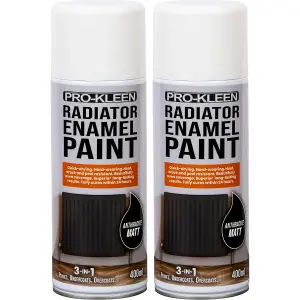 Anthracite Matt Radiator Enamel Paint 400ml x2