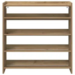 Berkfield Shoe Rack Artisan Oak 80x25x81 cm Engineered Wood