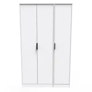 Madrid 3 Door Robe in White Matt (Ready Assembled)