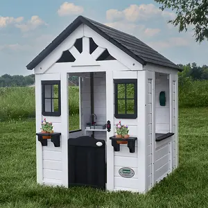 Backyard Discovery Sweetwater Cedar Wooden Playhouse White