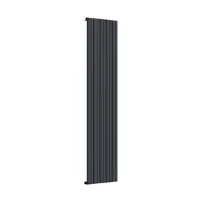 VURTU Alum2 Designer Vertical Radiator, 1800(H) x 470(W), Anthracite, 650104