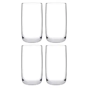 URBNLIVING 15cm Height 540ml Highball Drinking Glasses Set of 4