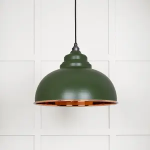 Smooth Copper Harborne Pendant in Heath