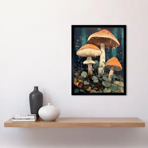 Alfiya Mushroom Fungi - Single Picture Frame Print