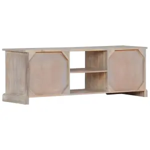 Berkfield TV Cabinet 120x30x40 cm Solid Acacia Wood