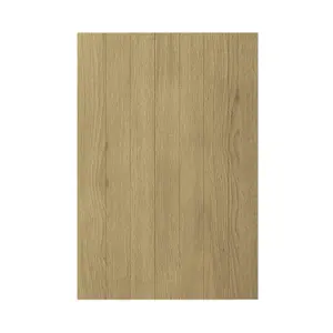 GoodHome Verbena Natural oak shaker Standard Base End support panel (H)870mm (W)590mm